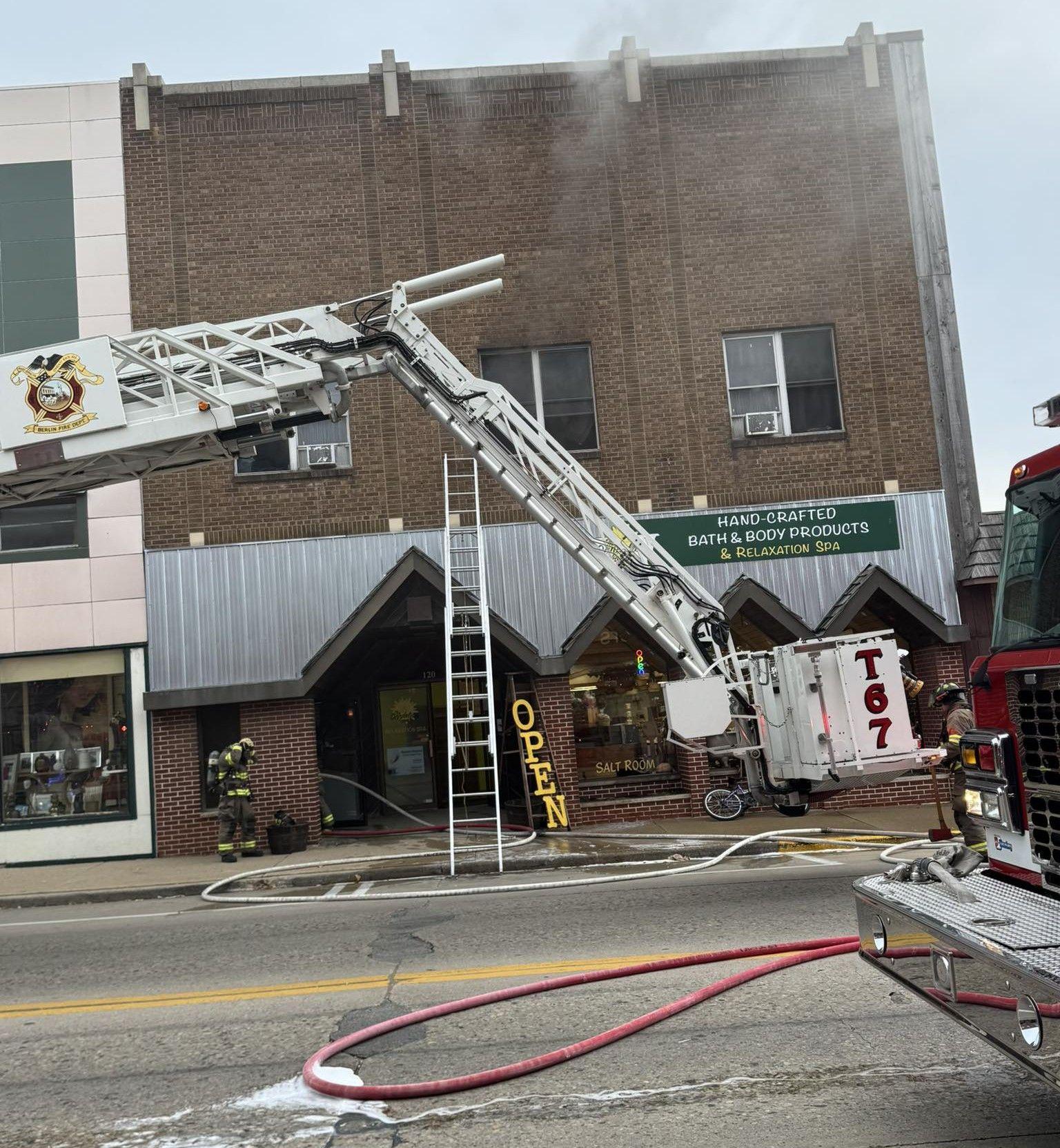 Downtown Berlin Fire